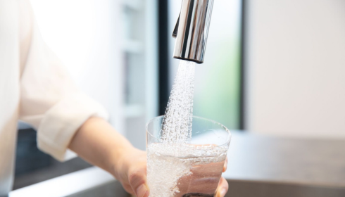 drinking water